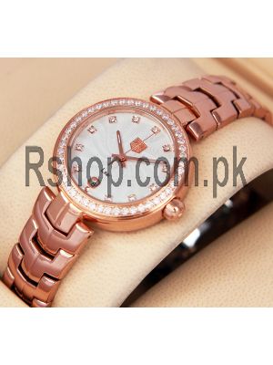 TAG Heuer Link Lady Rosegold-Diamond Bezel Watch Price in Pakistan