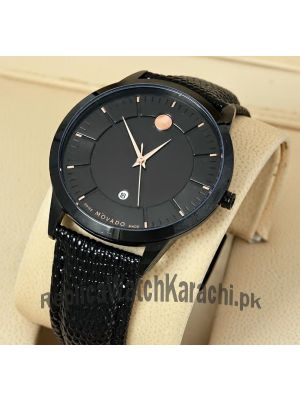 Movado Men's Analog Display Black Watch Price in Pakistan